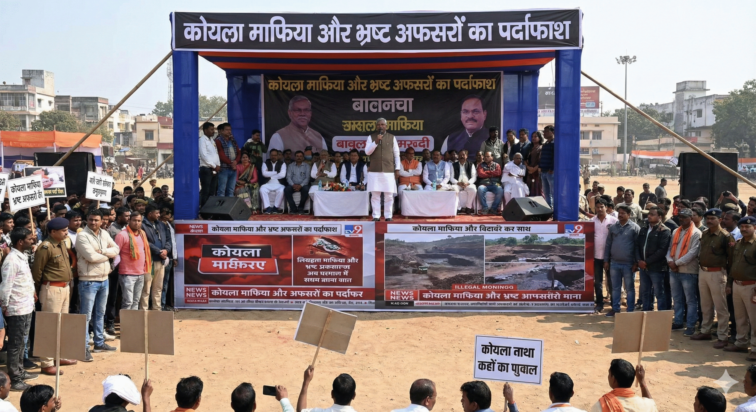 कोयला माफिया और पुलिस की साझेदारी: मरांडी ने खोले कोड नाम, CM हाउस की भूमिका पर सवाल