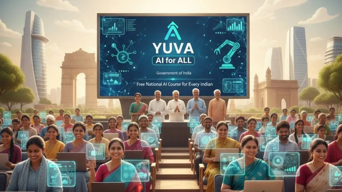 सरकार का बड़ा तोहफा: YUVA AI FOR ALL कोर्स हुआ लॉन्च, फ्री में सीखें AI की दुनिया!